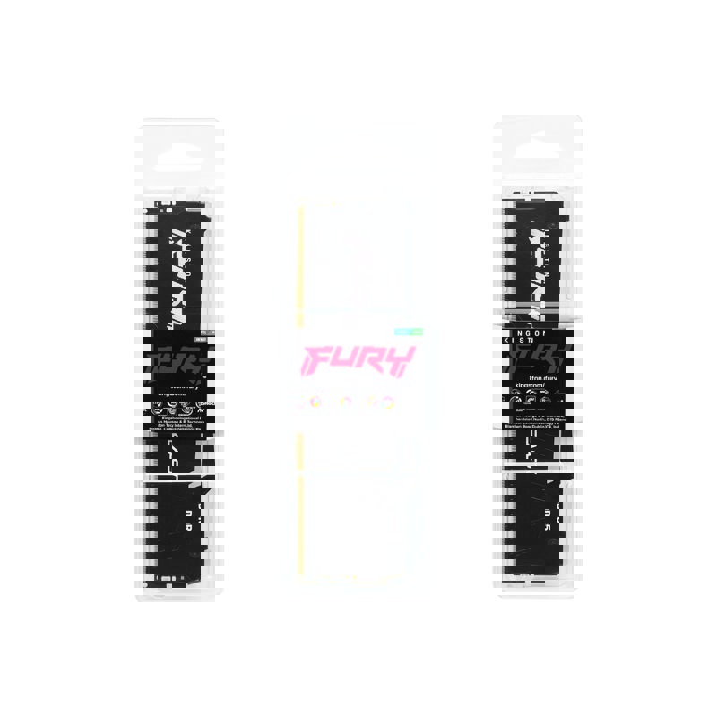 Память DDR5 32GB 5200MHz Kingston KF552C40BB2A-32 Fury Beast Black RGB RTL PC5-41600 CL40 DIMM 288-p