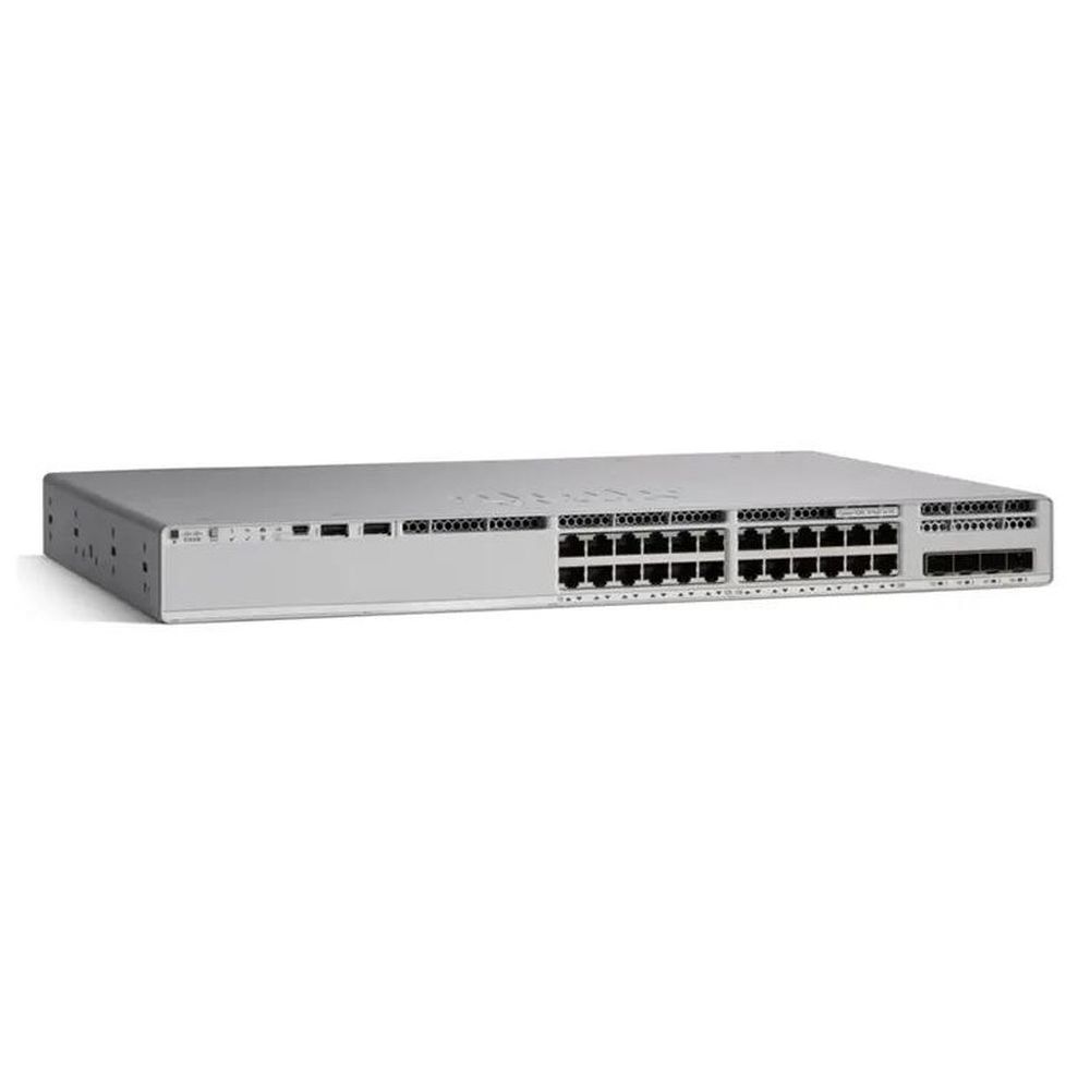 Коммутатор CISCO Catalyst 9200 24-port 1Gb RJ-45 Data Switch, Modular uplink option, PS 1x125W (up t