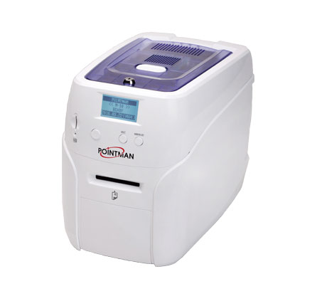 Принтер для печати на пластиковых картах Pointman Nuvia N10, односторонний, ручная подача карт CR-80