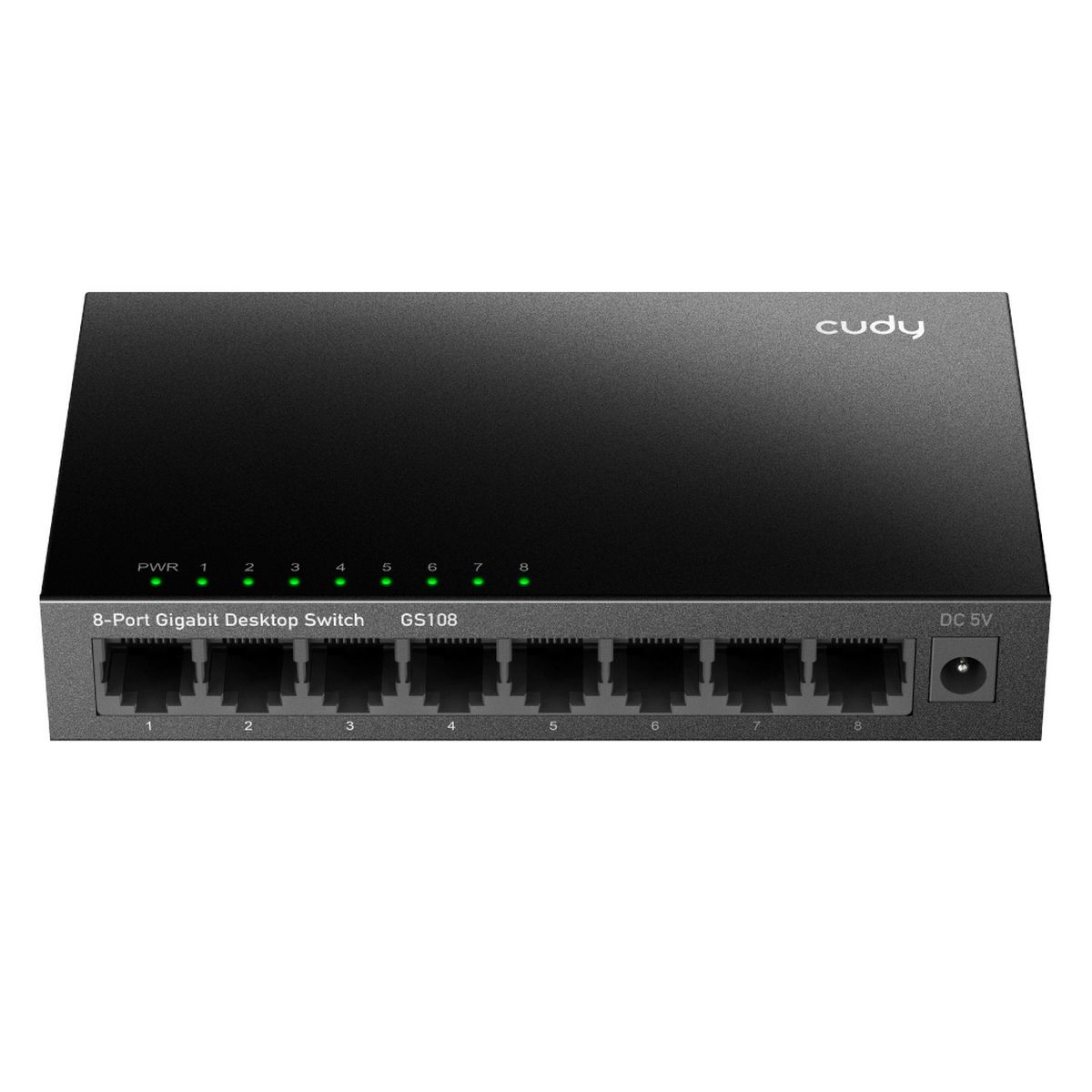 Коммутатор CUDY 8-Port Gigabit Metal  Switch 5-Port Gigabit Ethernet Switch, 5 10/100/1000M RJ45 Por