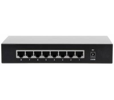 Коммутатор Dahua 8-port Gigabit RJ45 Non-PoE Switch, Metal case
