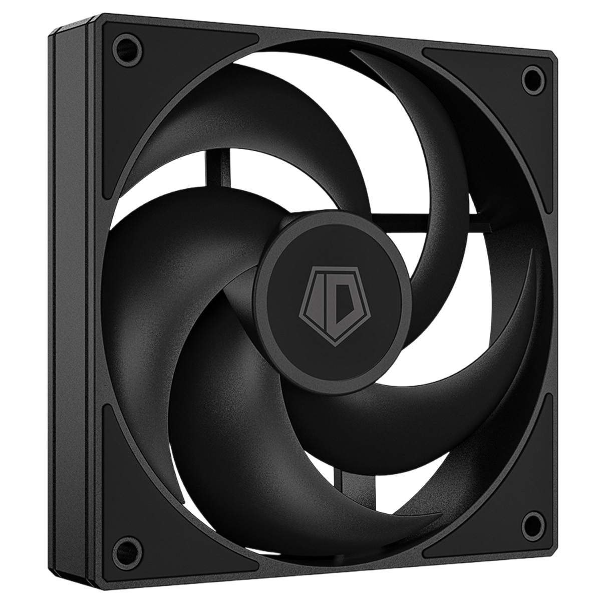 Вентилятор для корпуса ID-Cooling AS-120-K 120х120x25 черный 4-pin 30дБ Ret