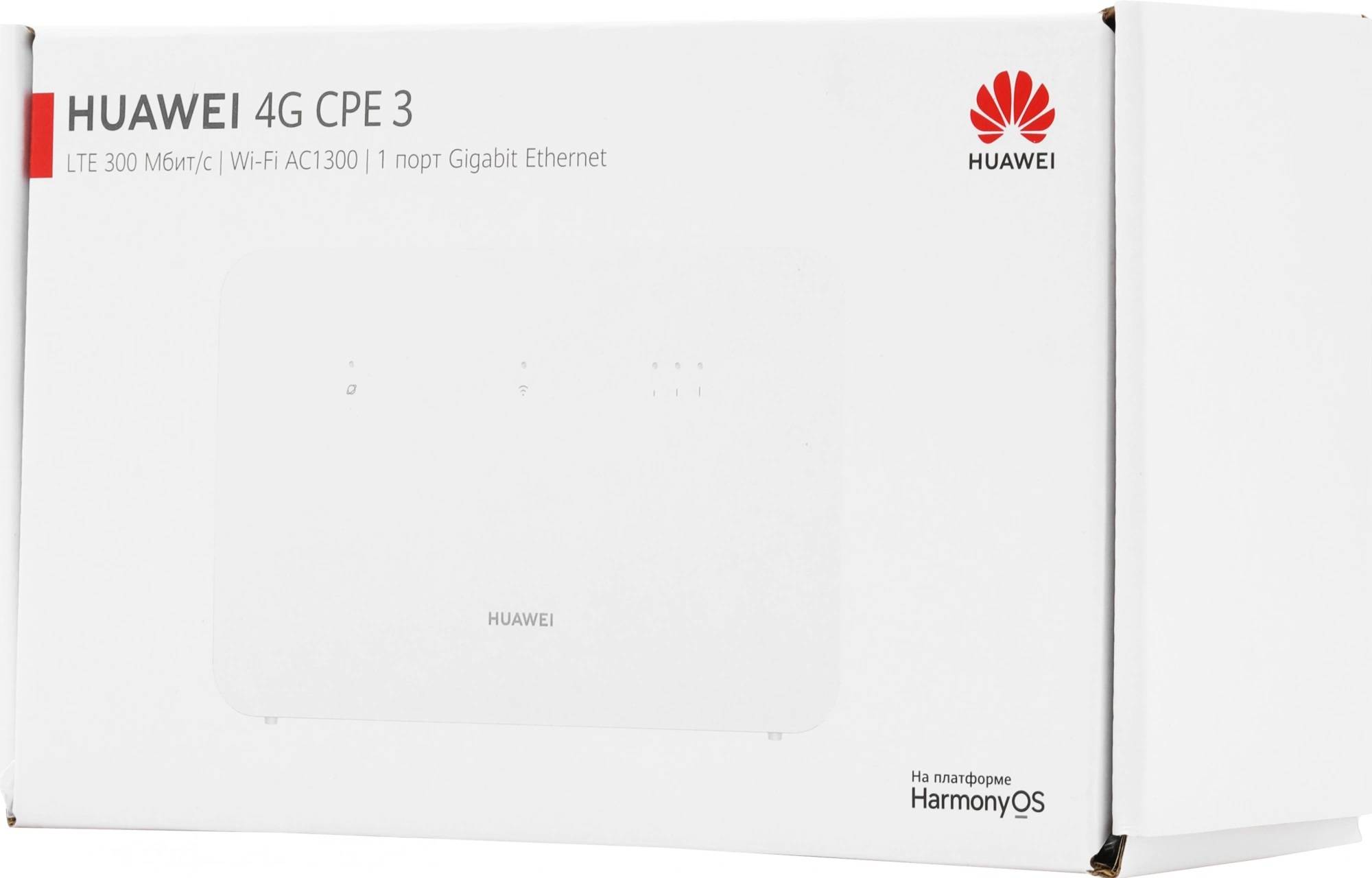 Роутер Huawei B530-336 (51060JHL) AC1300 10/100/1000BASE-TX/3G/4G/4G+ cat.7 белый