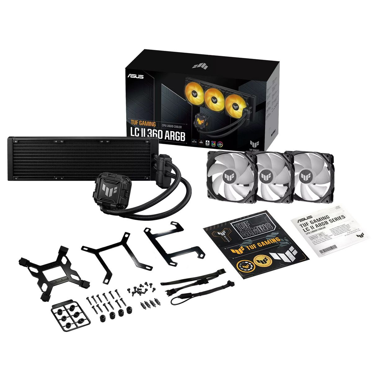 Жидкостная система охлаждения ASUS TUF GAMING LC II 360 ARGB/AIO COOLER,TUF GAMING FAN,AURA 90RC00M1