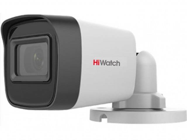 Камера видеонаблюдения аналоговая HiWatch DS-T500(С) 2.4-2.4мм HD-CVI HD-TVI цв. корп.:белый (DS-T50