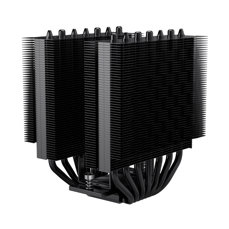Кулер для процессора PCCooler RT720 TC ARGB BK (270W, 4-pin PWM, 157.5mm, Al/Cu, 7x6mm, ARGB, 2x120m