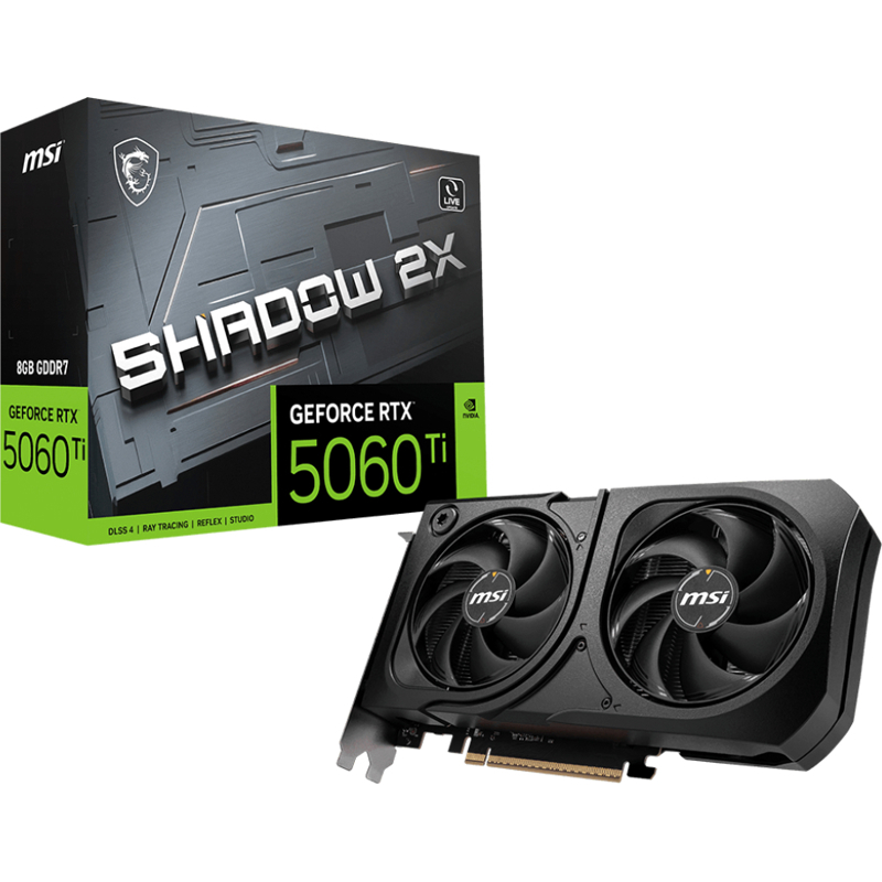 MSI GeForce RTX 5060 Ti 8G SHADOW 2X PLUS