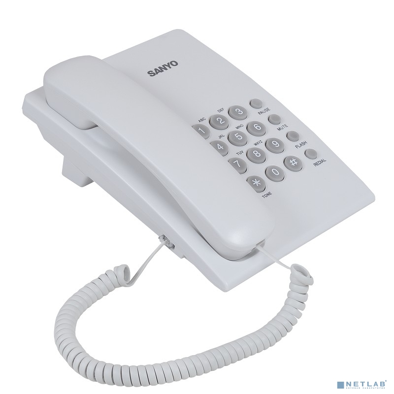 Телефон проводной Sanyo RA-S204W белый