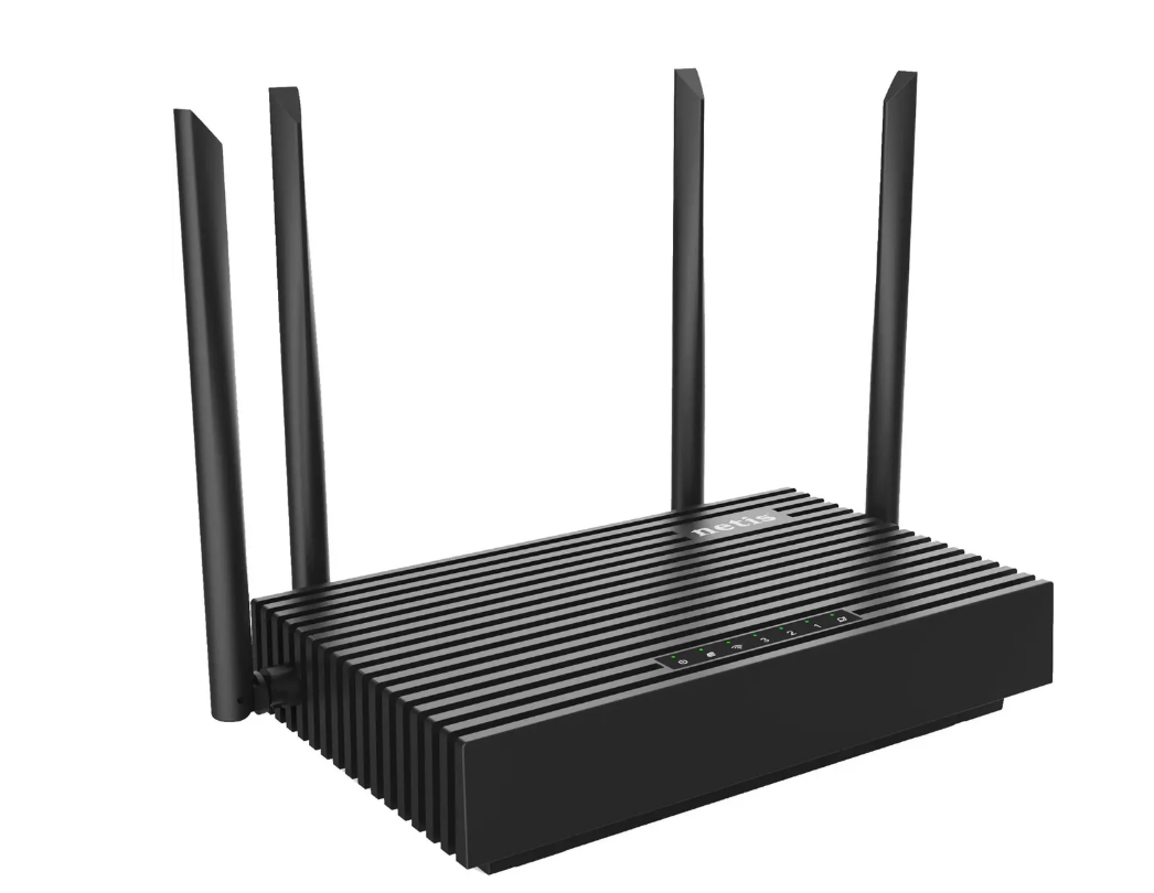 Роутер беспроводной Netis NX32U AX3000 10/100/1000BASE-TX/4G ready черный