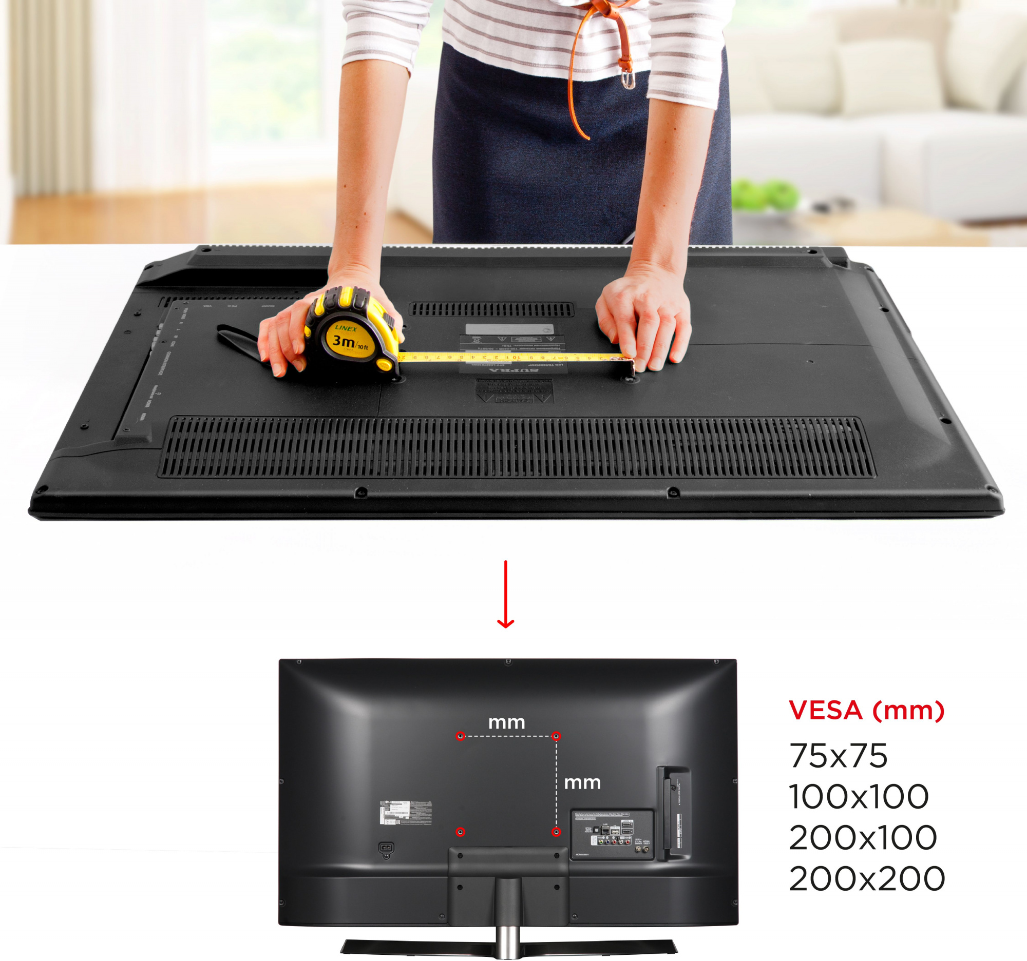 Кронштейн для телевизора Holder LCDS-5049 металлик 19"-32" макс.30кг настенный фиксированный