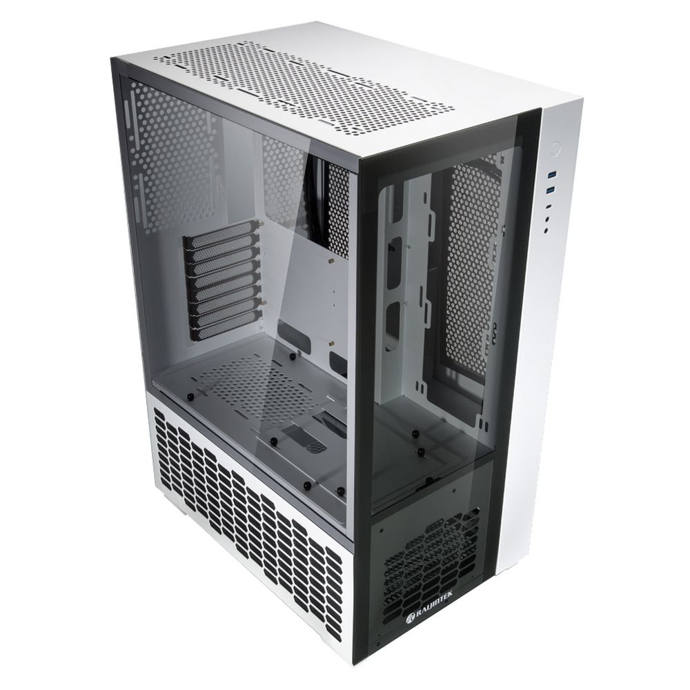 Корпус Raijintek PAEAN PREMIUM WHITE 0R20B00209, Aluminum, ATX/MICRO ATX/MINI-ITX, USB3.0x2, Type Cx