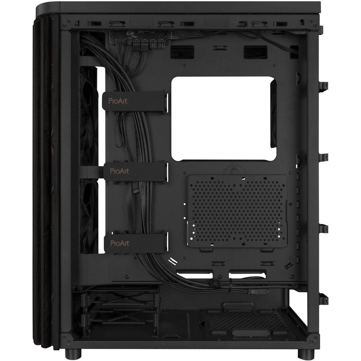 Корпус для ПК ASUS PROART PA401 WOOD TG PWM BLACK