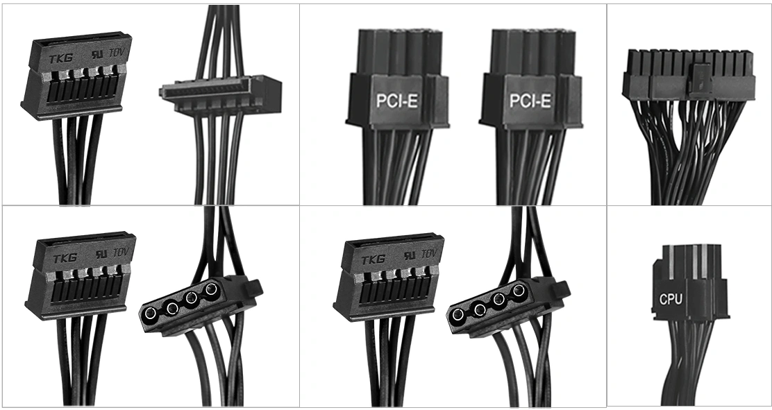 Блок питания KingPrice ATX 750W KPPSU750 (20+4pin) APFC 120mm fan 4xSATA RTL