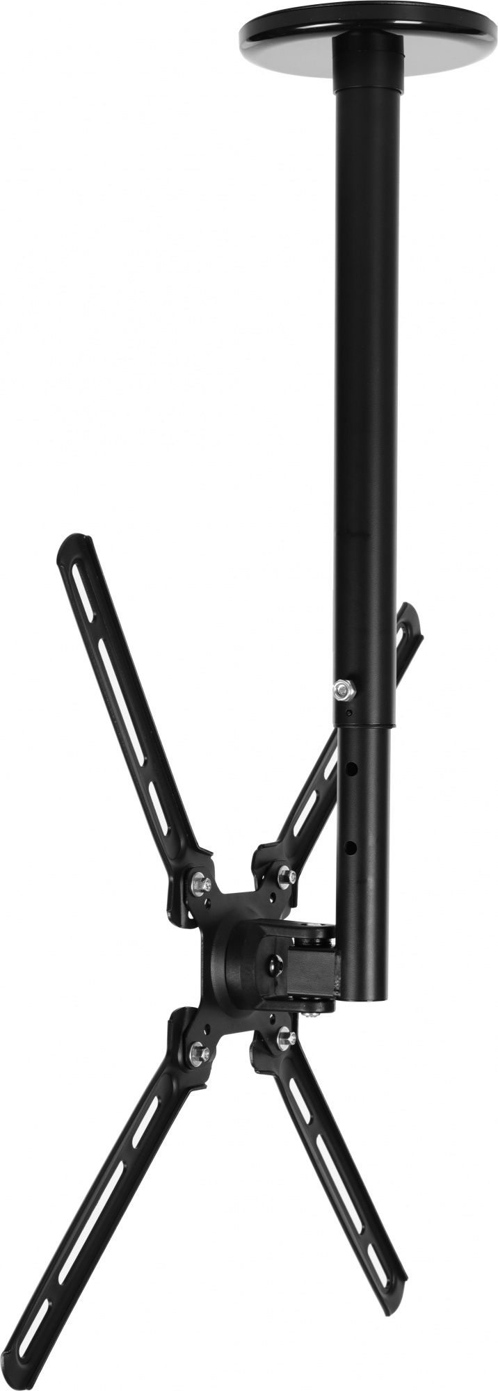 Кронштейн для телевизора Cactus CS-CP07 черный 23"-55" макс.45кг потолочный поворот и наклон