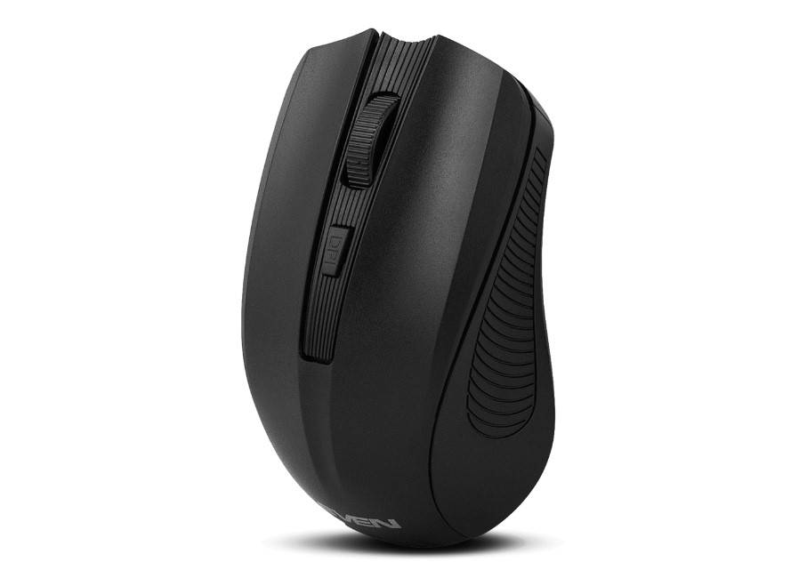 Беспроводная мышь SVEN RX-400W чёрная (3+1кл. 600/1000/1400DPI, блист)