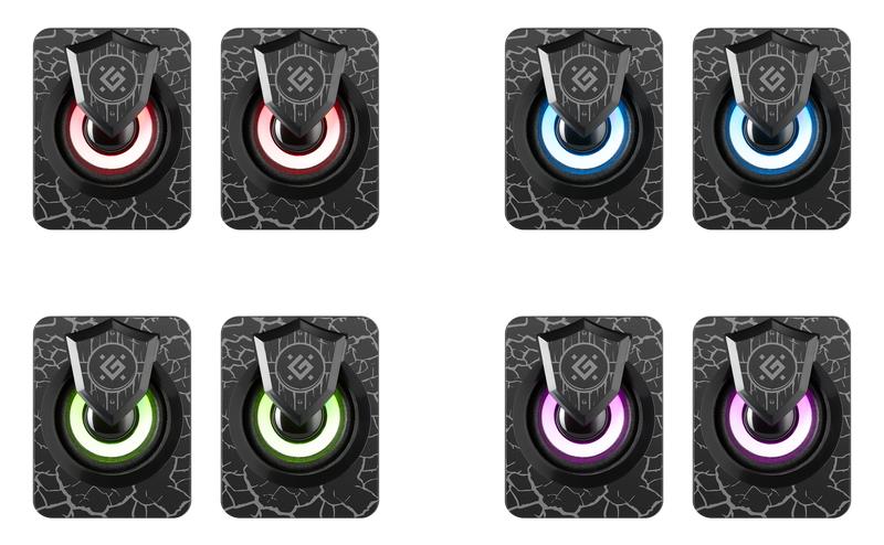 Defender Акустическая 2.0 система Onyx 6Вт, подсветка, питание от USB