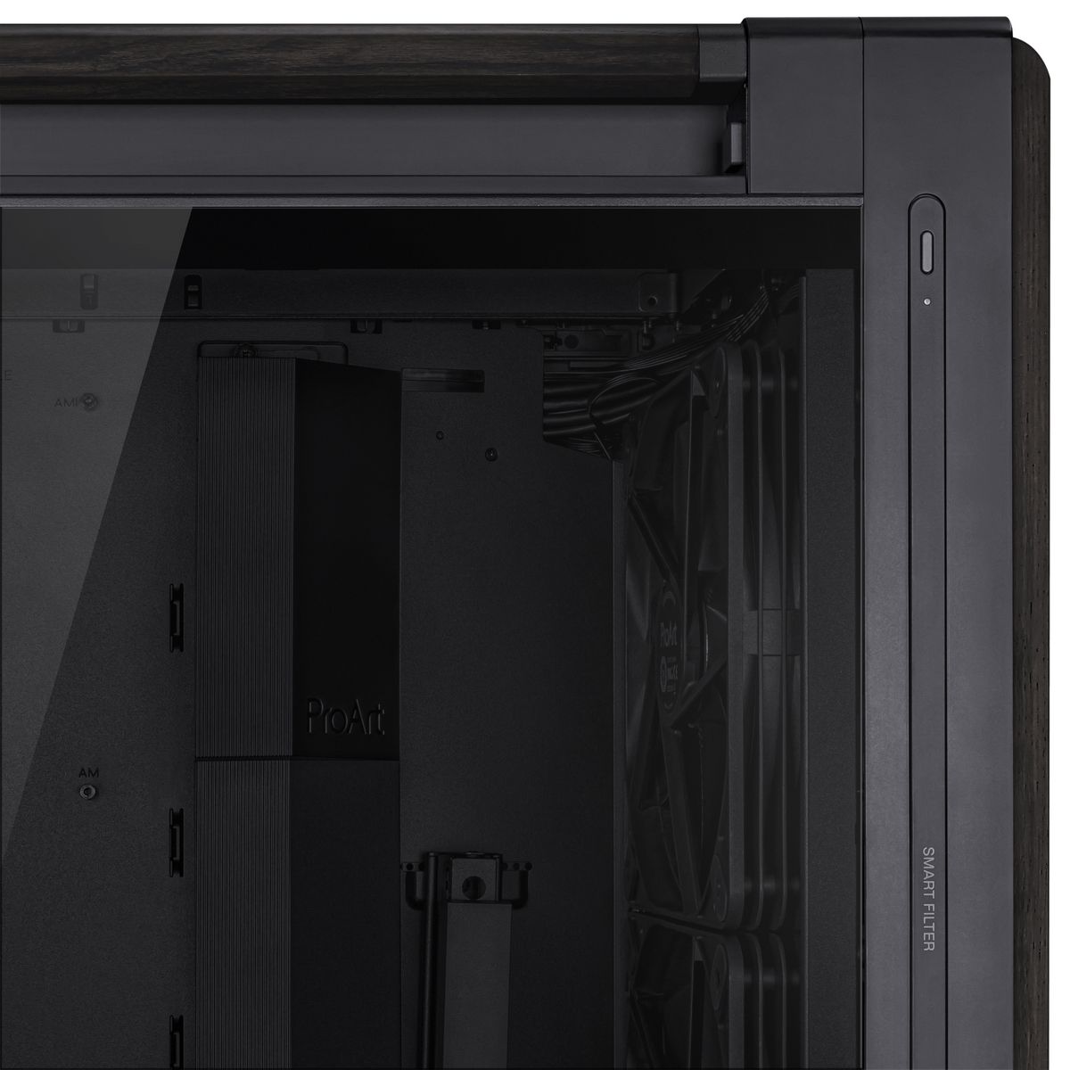 Корпус ASUS PROART PA602 WOOD TG PWM BLACK