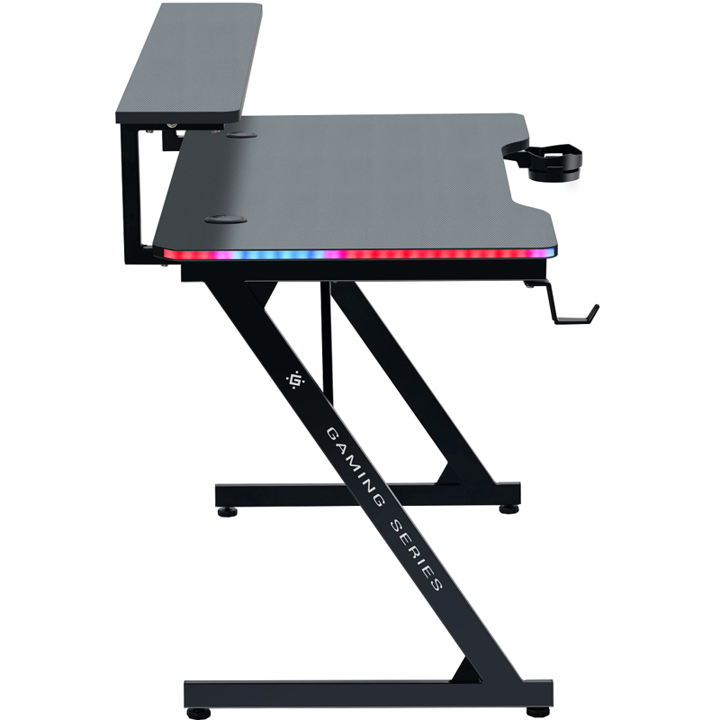 Стол GAMING ADAMANT RGB BLACK 64075 DEFENDER