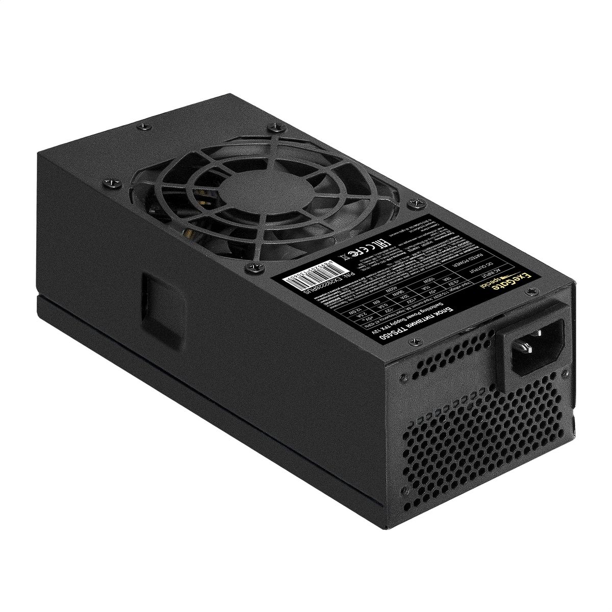 Exegate EX292228RUS Блок питания 450W ExeGate TPS450 (TFX, 8cm fan, 24pin, 4+4pin, 3xSATA, 2xIDE, bl