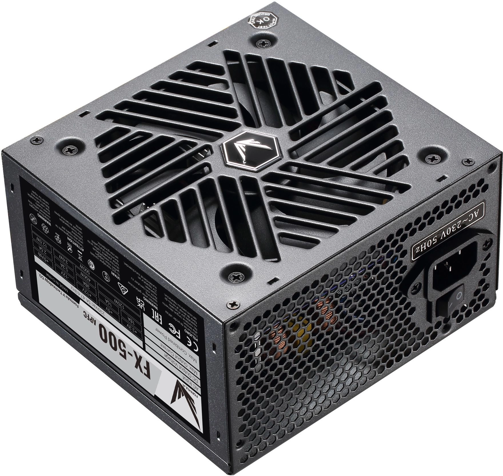Блок питания Formula ATX 500W FX-500 (20+4pin) APFC 120mm fan 4xSATA RTL