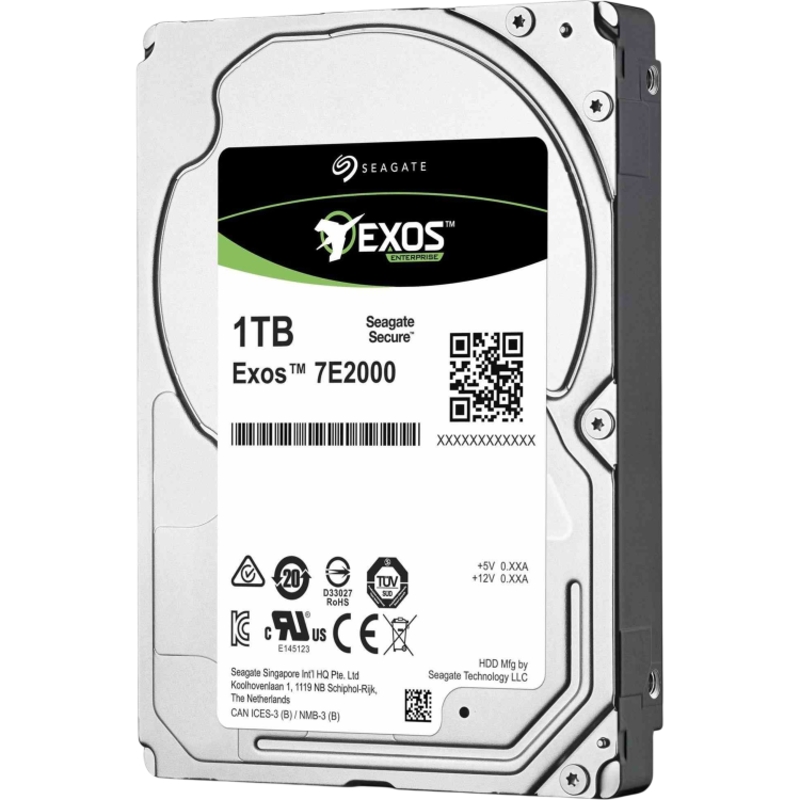 Жесткий диск Seagate Exos 7E2000 HDD 2,5" SATA 1Tb, 7200 rpm, 128Mb buffer, 512N, ST1000NX0423, 1 ye