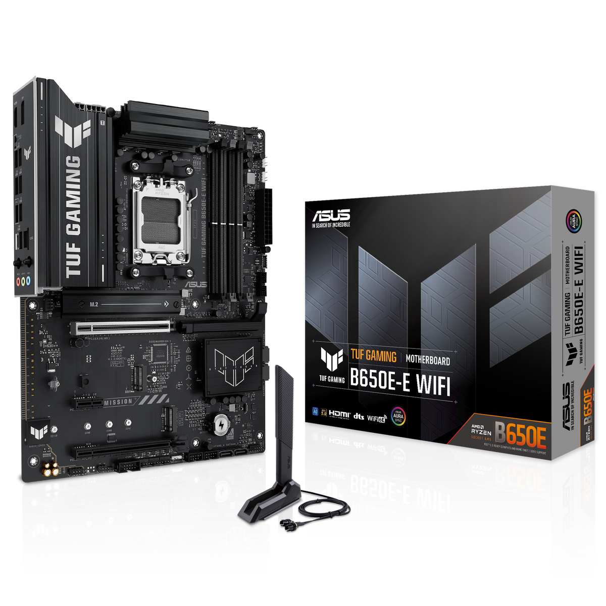 Материнская плата Asus TUF GAMING B650E-E WIFI Socket AM5 AMD B650 4xDDR5 ATX AC`97 8ch(7.1) 2.5Gg R