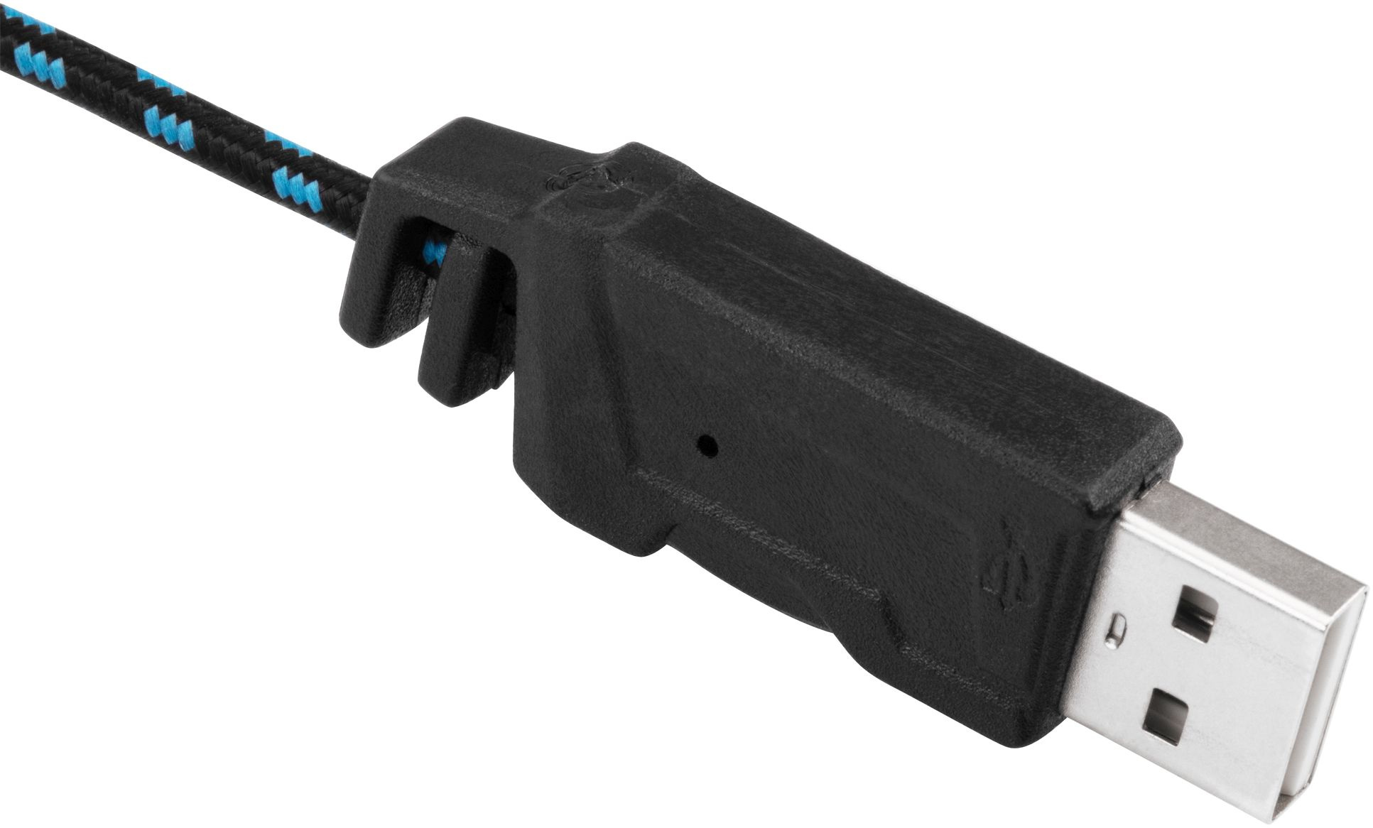 Наушники с микрофоном Оклик HS-L400G ZEUS черный/синий 2.2м мониторные оголовье (359480)