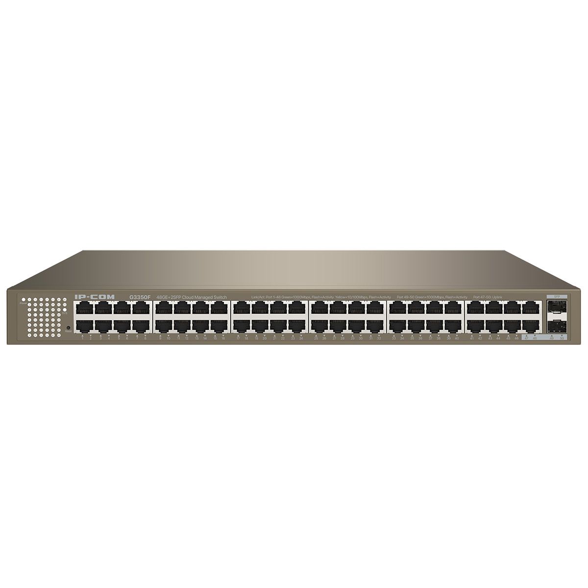 Коммутатор IP-Com G3350F (L2) 48x1Гбит/с 2SFP управляемый