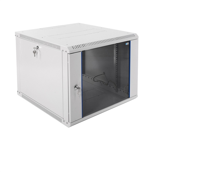 Шкаф ЦМО Шкаф телекоммуникационный настенный разборный ЭКОНОМ 9U (600х650) дверь стекло