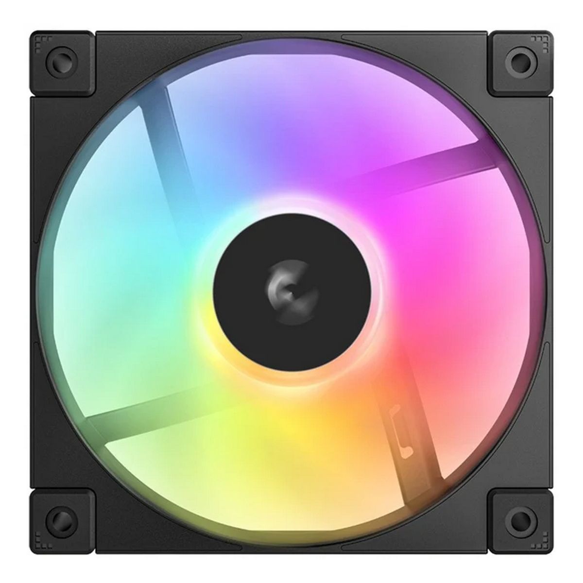 Вентилятор для корпуса Deepcool FD12 ARGB 120х120x25 черный 4-pin 26.9дБ (R-FD12-BKAPN1-G) Ret