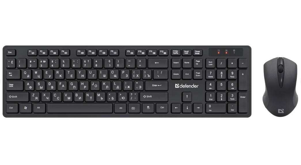 Клавиатура + мышь Defender Lima C-993 клав:черный мышь:черный USB беспроводная Multimedia (45993)