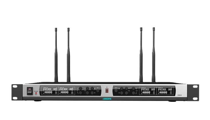 Радиосистема DSPPA Беспроводной приемник   Четырехканальный дизайн PLL. Функция автоматической связи