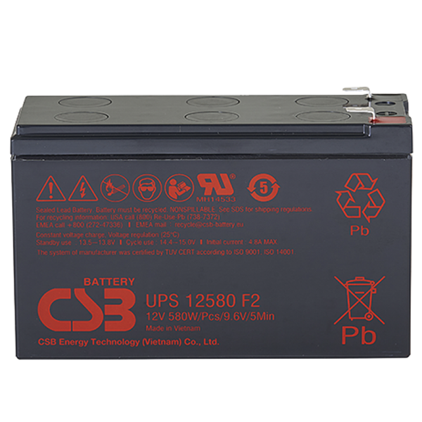АКБ CSB Аккумуляторная батарея для ИБП (12V/10.5Ah)