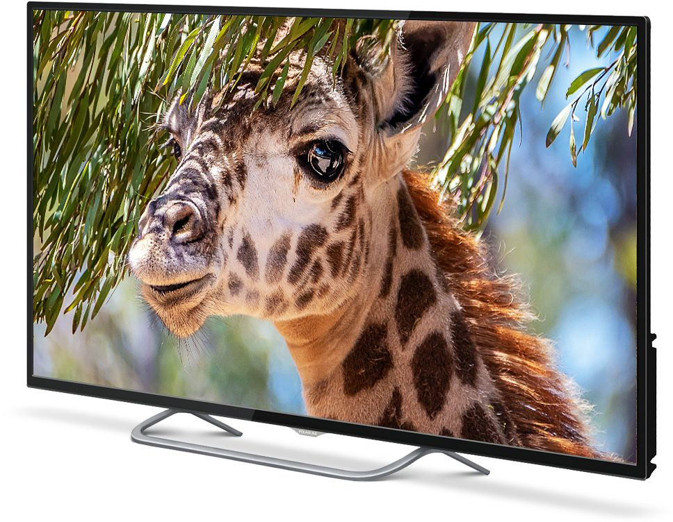 Телевизор LED PolarLine 50" 50PU11TC-SM черный 4K Ultra HD 60Hz DVB-T DVB-T2 DVB-C DVB-S2 WiFi Smart
