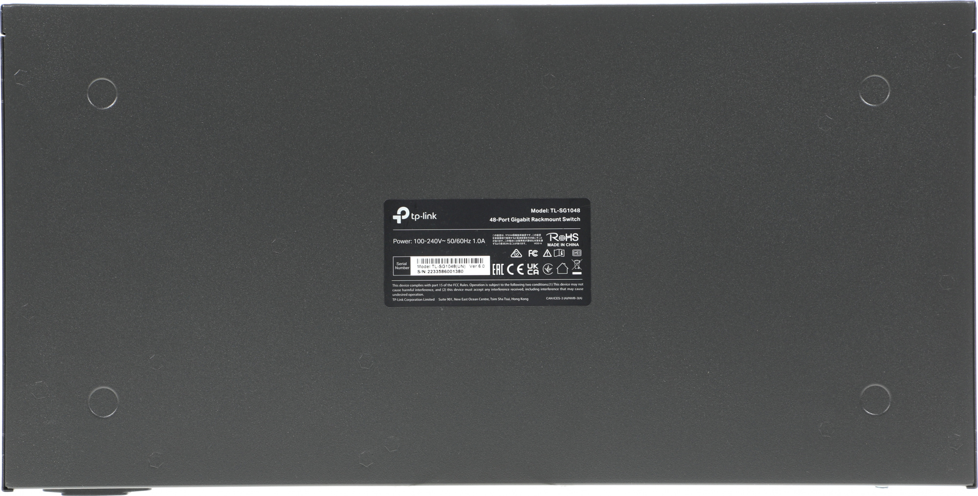 Коммутатор TP-Link TL-SG1048 (L2) 48x1Гбит/с неуправляемый