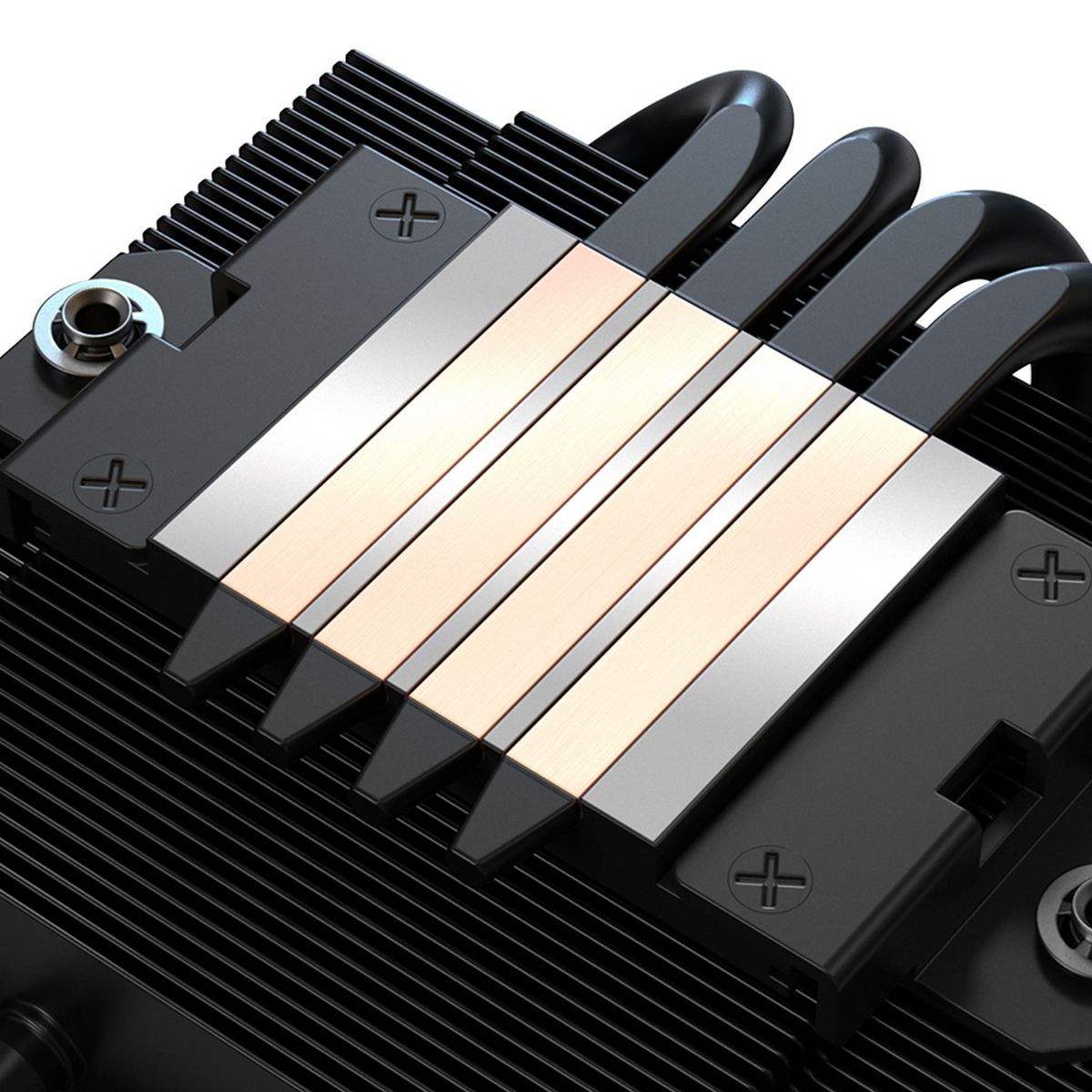 Устройство охлаждения(кулер) ID-Cooling IS-40-XT Soc-AM5/AM4/1200/1700/1851 черный 4-pin 14-35.2dB A