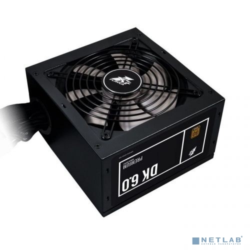1STPLAYER Блок питания DK PREMIUM 600W / ATX 2.4, APFC, 80 PLUS BRONZE, 120mm fan / PS-600AX