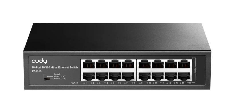 Коммутатор Cudy FS1016 (L2) 16x100Мбит/с неуправляемый