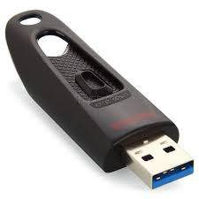 USB накопитель SanDisk Ultra 256GB, USB 3.0 Flash Drive, 130MB/s read 130MB