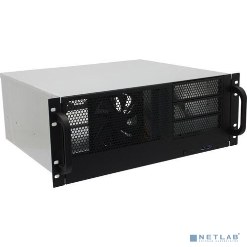 Procase RM438-B-0 Корпус 4U server case,3x5.25+8HDD,черный,без блока питания,глубина 380мм, MB ATX 1