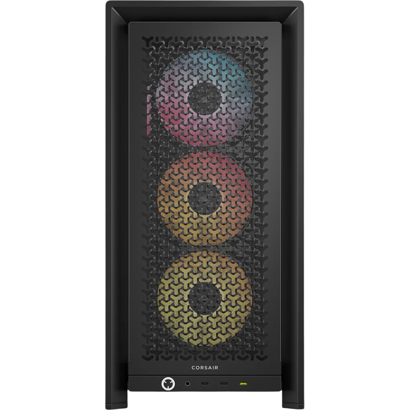 Корпус Corsair Frame 4000D LCD RS ARGB, Midi-Tower, TG, 3x120mm ARGB, 2xUSB-A 3.2, 1xUSB 3.2 Type-C,