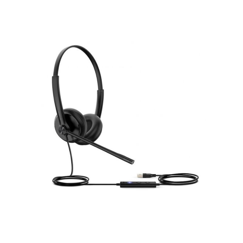 Гарнитура проводная Yealink UH34 Dual UC черный