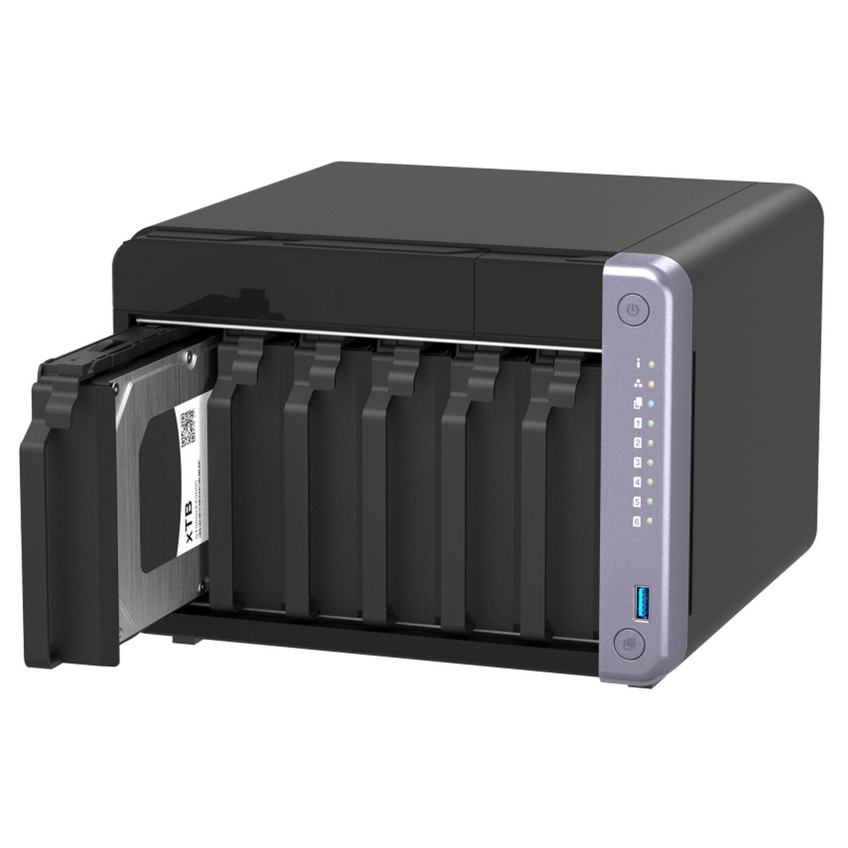 Сетевое хранилище NAS Qnap TS-632X-4G 6-bay настольный Alpine AL-524