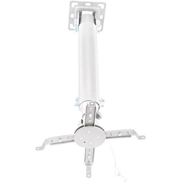 Крепление потолочное Kromax PROJECTOR-100 белый для проектора, 3 ст свободы, наклон 30°, вращение на