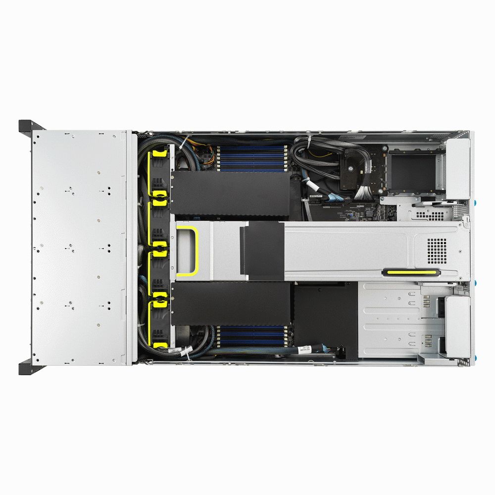 Сервер ASUS RS720-E11-RS24U 2U, 2xLGA4677, 32 DIMM DDR5, 24x 2.5"(12x NVMe+12x NVMe/SATA/SAS* hs), 2