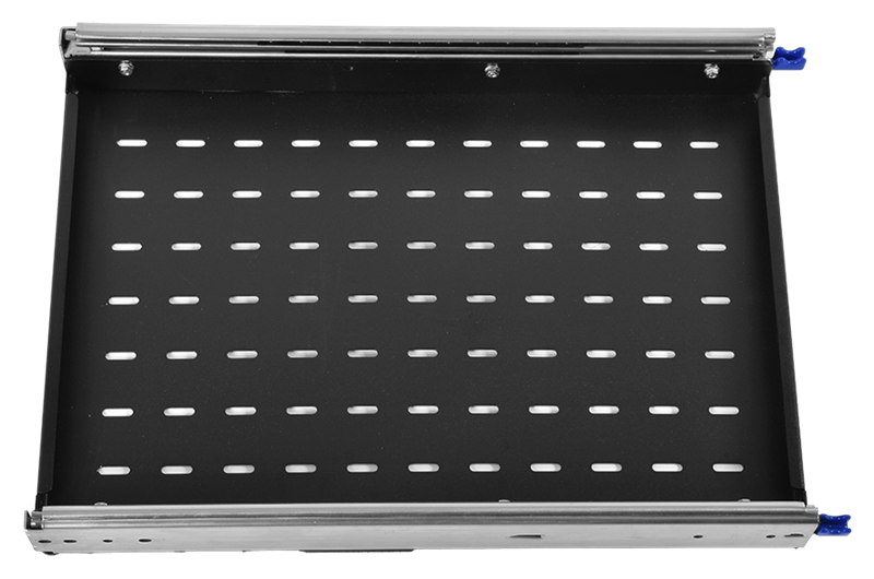 Полка ЦМО Полка усиленная с телескопическими направляющими грузоподъёмностью 150 кг глубина 620 мм ч