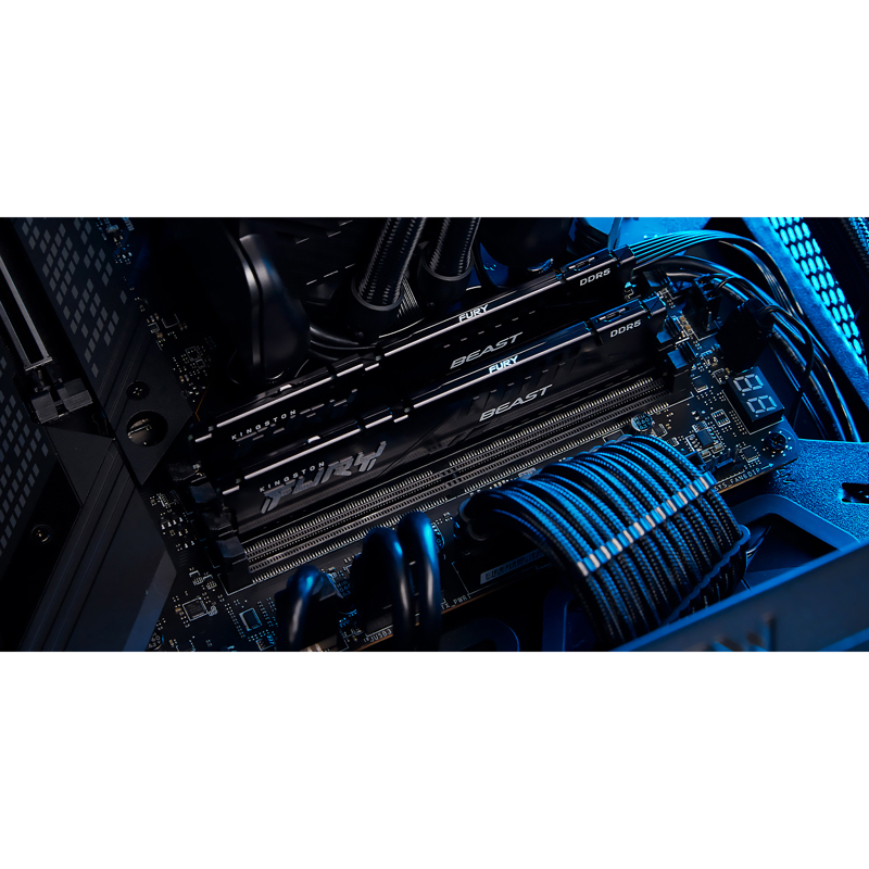 Память оперативная Kingston 32GB 6000MT/s DDR5 CL30 DIMM (Kit of 2) FURY Beast Black EXPO