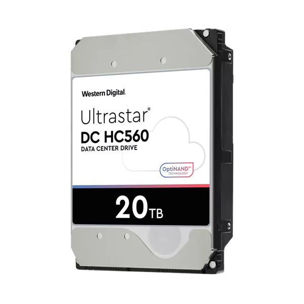 Жесткий диск WD SATA-III 20TB 0F38785 WUH722020BLE6L4 Server Ultrastar DC HC560 512E (7200rpm) 512Mb