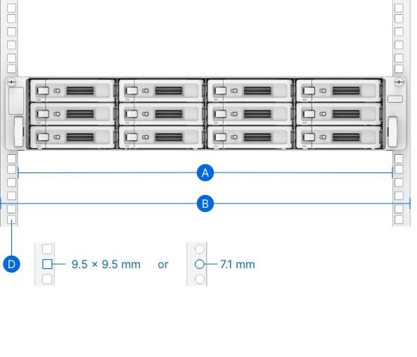 Комплект направляющих 1U/2U/3U RKS-02 SYNOLOGY