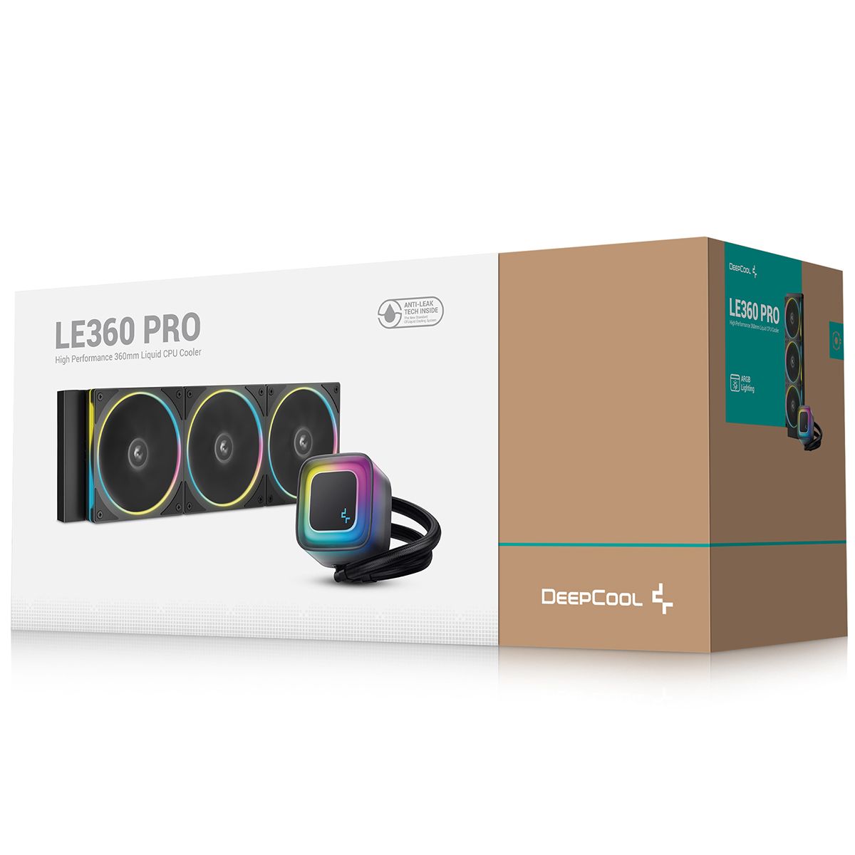 Система водяного охлаждения Deepcool LE360 PRO ARGB Soc-AM5/AM4/1200/1700/1851 черный 4-pin 19-33dB 